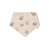 s Sjaal AOP rib - Cute Cookie van Feetje in de kleur Offwhite melange in maat 1.
