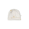 Unisexs Mutsje AOP - Over the Moon for You van Feetje in de kleur Offwhite in maat 1.