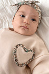 Meisjes Haarband AOP - Lucky Bloombird van Feetje in de kleur Offwhite in maat 1.