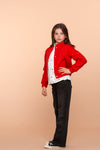 Meisjes Blouse hearts van Geisha in de kleur White/black in maat 176.