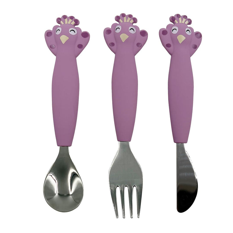 Trixie Silicone cutlery set 3-pack - Mrs. Peacock