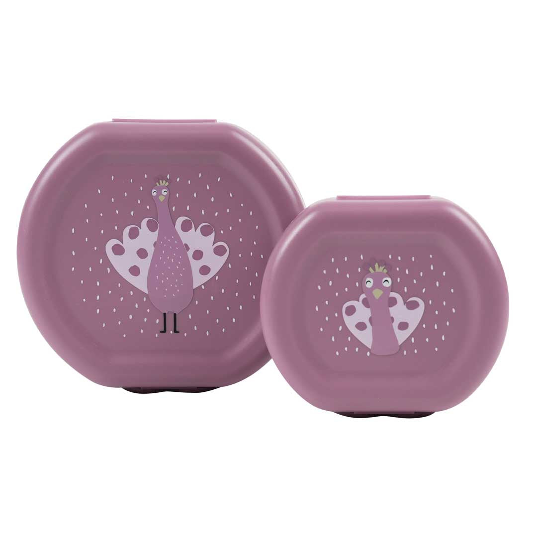 Trixie Snack box with clip 2-pack - Mrs. Peacock