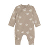 Unisexs U Playsuit Soperton long sleev van Noppies in de kleur Sand in maat 68.
