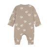 Unisexs U Playsuit Soperton long sleev van Noppies in de kleur Sand in maat 68.