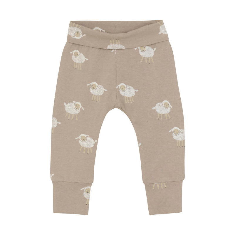 Unisexs U Pants Sibley regular fit van Noppies in de kleur Sand in maat 68.