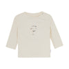 Unisexs Unisex Tee Sealy long sleeve van Noppies in de kleur White in maat 68.