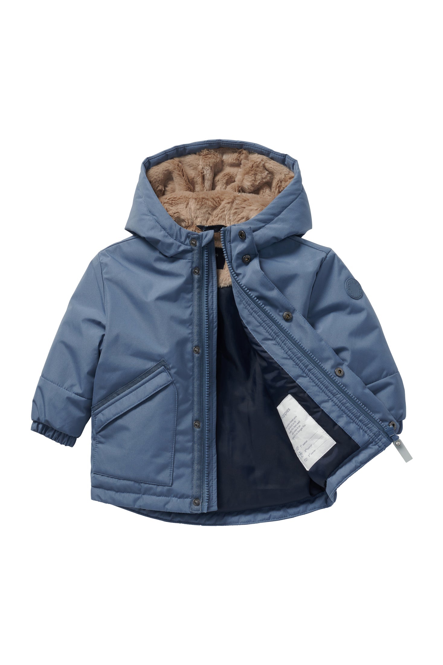 Jongens Boys Jacket Ofunato van Noppies in de kleur Grey in maat 86.