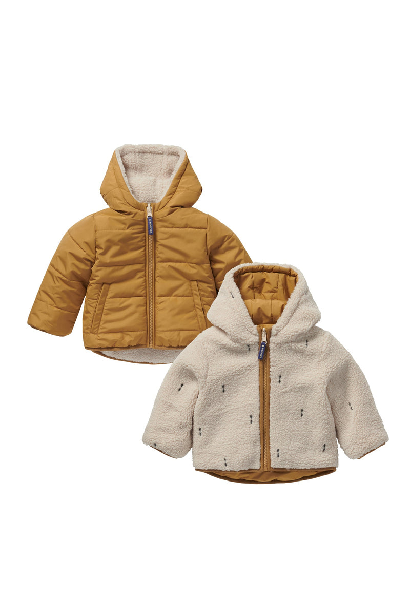Jongens Boys Jacket Ordway reversible van Noppies in de kleur Blue in maat 86.
