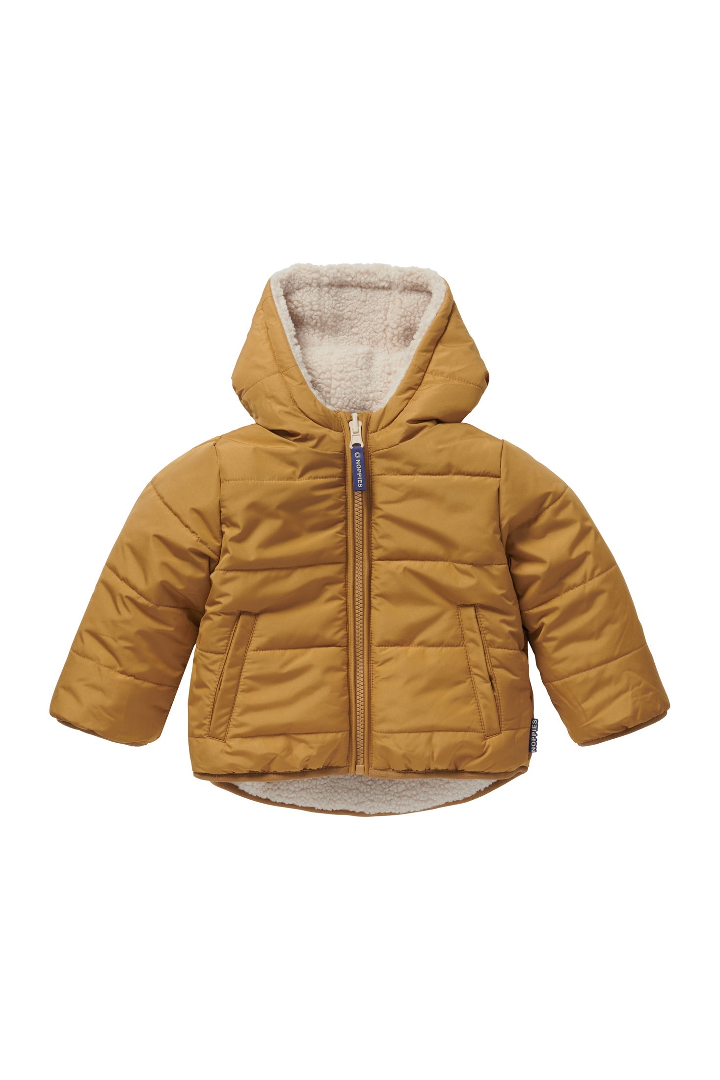 Jongens Boys Jacket Ordway reversible van Noppies in de kleur Blue in maat 86.