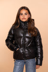 Meisjes Jacket black boxy van Geisha in de kleur Black in maat 176.