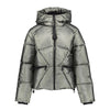 Meisjes Jacket metallic boxy van Geisha in de kleur Soft green metallic in maat 176.