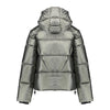 Meisjes Jacket metallic boxy van Geisha in de kleur Soft green metallic in maat 176.