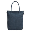 Zebra Natural bag kartel met rits - Jeansblauw