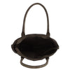 Zebra Natural bag kartel met rits - Donkerbruin
