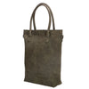 Zebra Natural bag kartel met rits - Legergroen