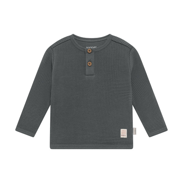 Jongens Tee LS van Noppies in de kleur Balsam Green in maat 62.
