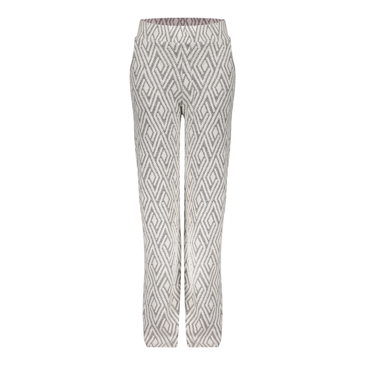 Geisha Pants jacquard black/white