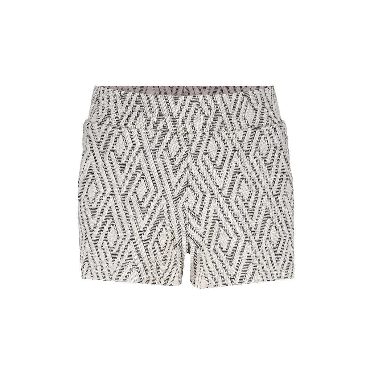 Geisha Short jacquard black/white