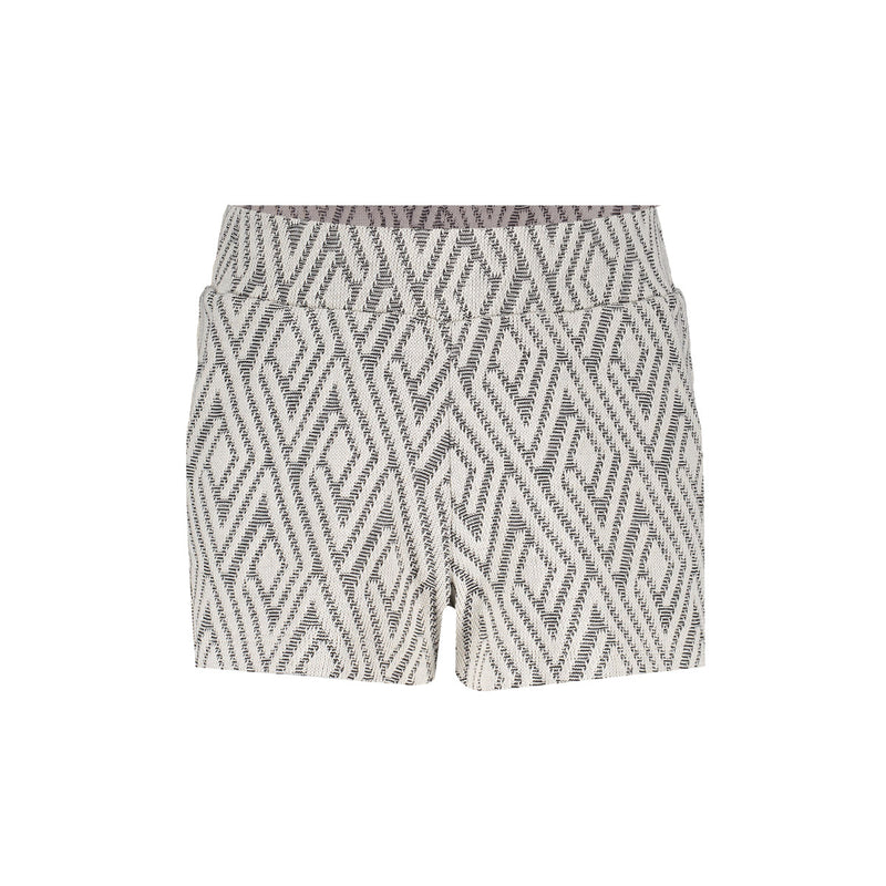 Geisha Short jacquard black/white