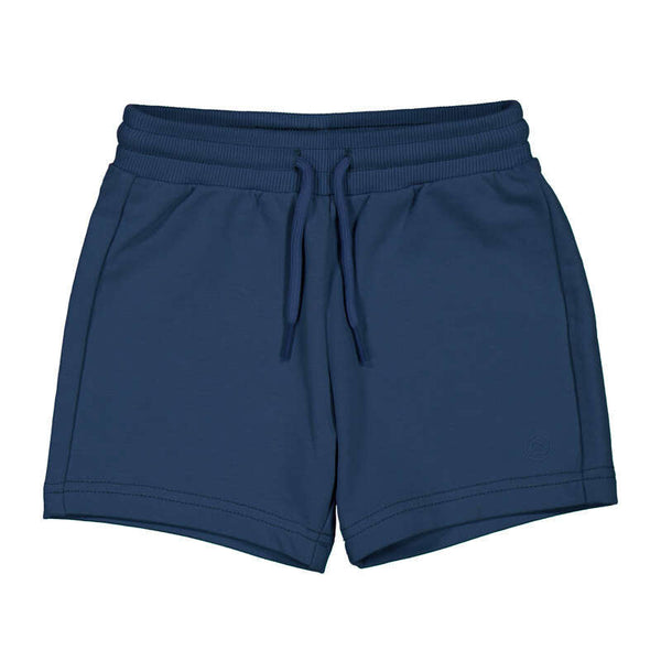 Jongens Basic fleece shorts           van Mayoral in de kleur Ocean      in maat 86.