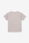 Meisjes Sweatdress van ALIX Mini in de kleur Soft Grey Melange in maat 158-164.
