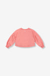Meisjes Sweater van ALIX Mini in de kleur Bright Peach in maat 158-164.