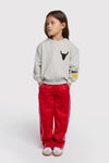 Meisjes Pants van ALIX Mini in de kleur Bright Red in maat 158-164.