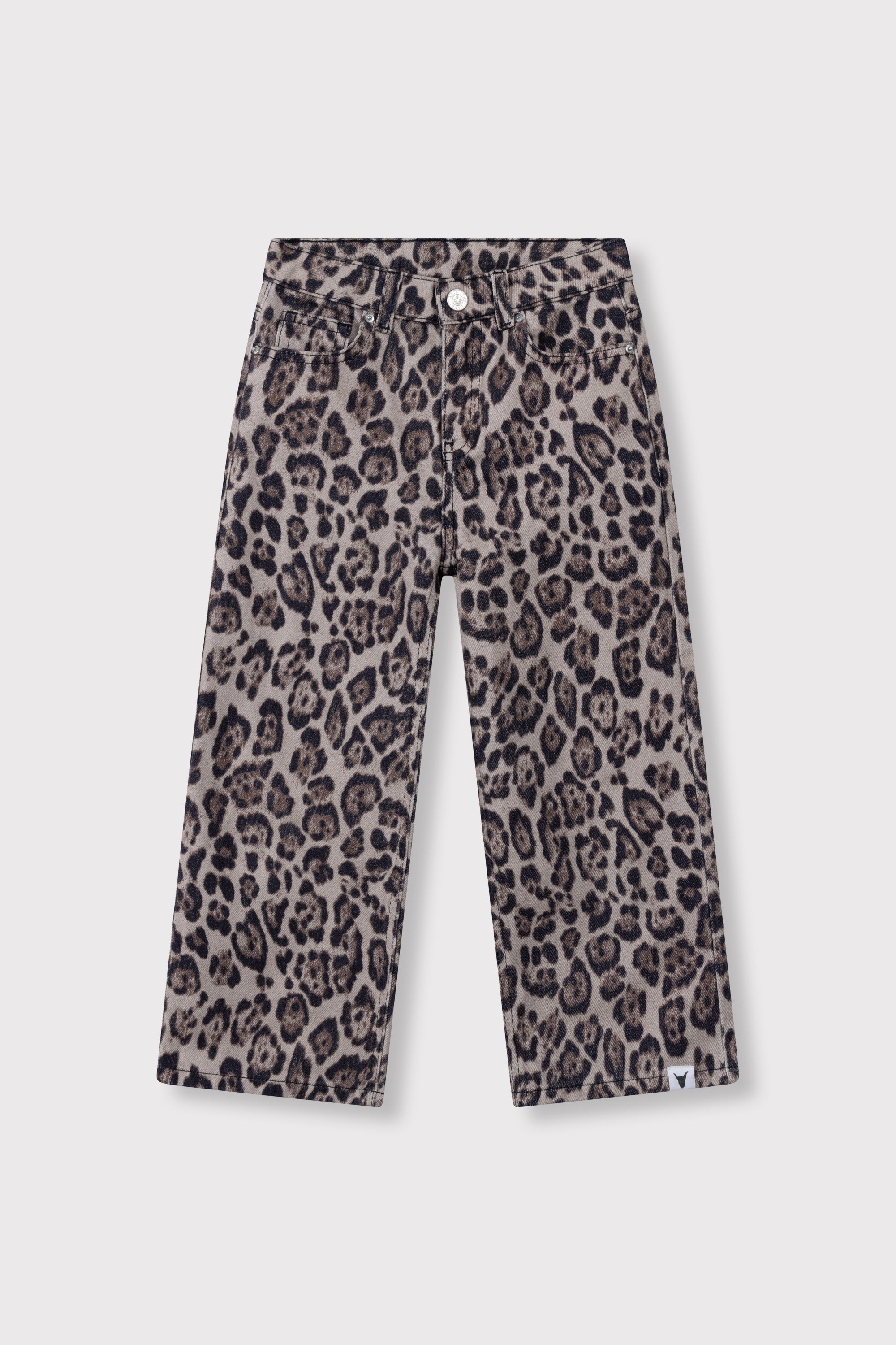 Meisjes Pants Wide Leg AOP van ALIX Mini in de kleur Animal in maat 158-164.