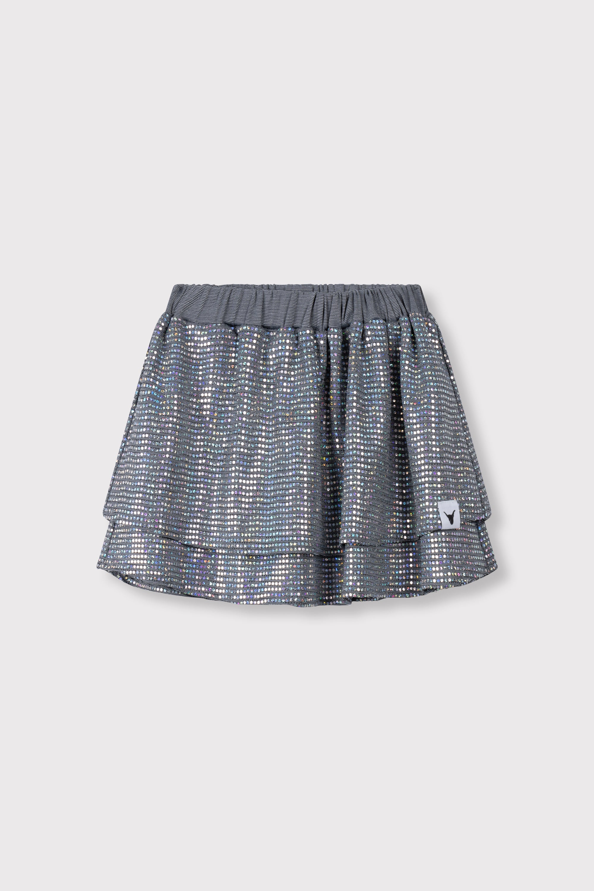 Meisjes Skirt van ALIX Mini in de kleur Silver in maat 134-140.
