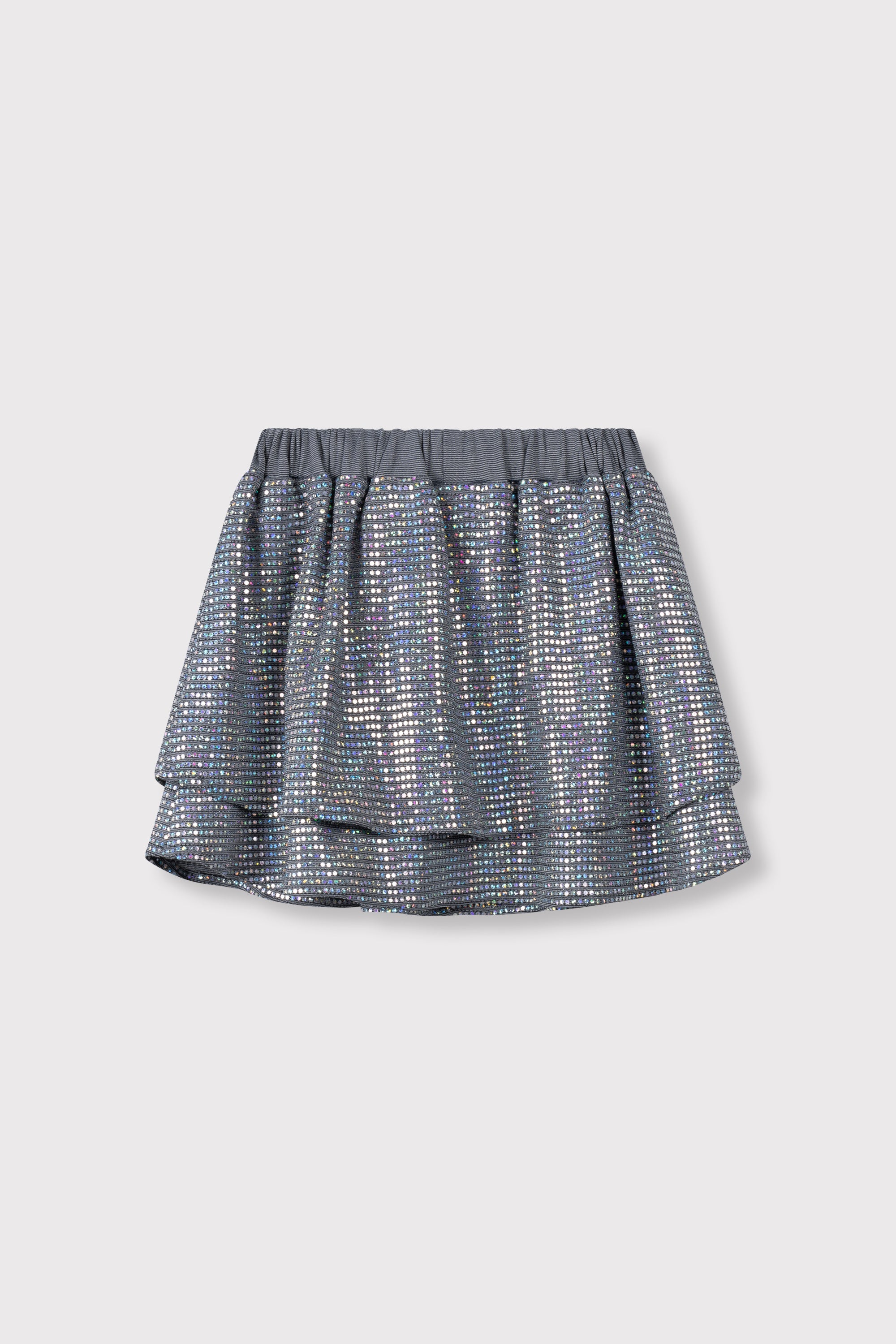 Meisjes Skirt van ALIX Mini in de kleur Silver in maat 134-140.