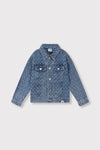 Meisjes Denim Jacket van ALIX Mini in de kleur Denim Blue in maat 158-164.