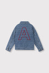 Meisjes Denim Jacket van ALIX Mini in de kleur Denim Blue in maat 158-164.