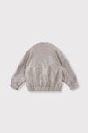 Meisjes Sweat Cardigan van ALIX Mini in de kleur Silver in maat 158-164.