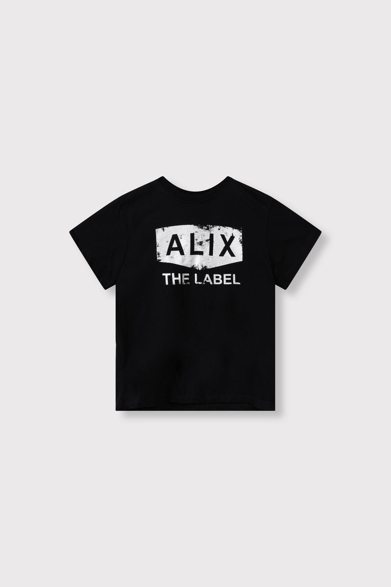 Meisjes T-Shirt van ALIX Mini in de kleur Black in maat 158-164.