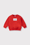 Meisjes Sweater van ALIX Mini in de kleur Bright Red in maat 158-164.