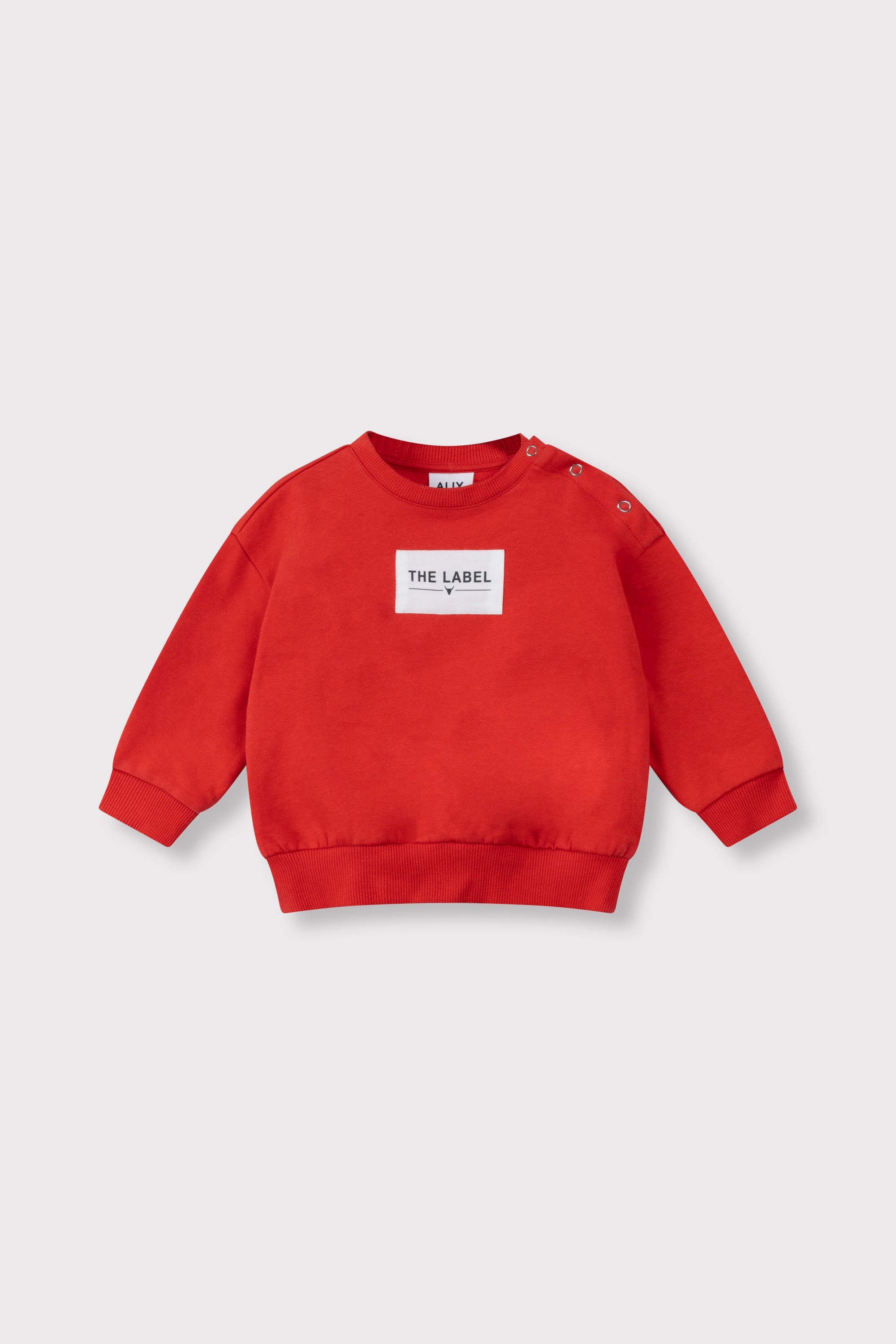 Meisjes Sweater van ALIX Mini in de kleur Bright Red in maat 158-164.