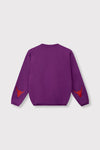 Meisjes Sweater van ALIX Mini in de kleur Purple magic in maat 158-164.