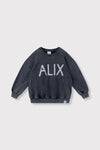 Meisjes Sweater van  in de kleur Charcoal grey in maat 158-164.