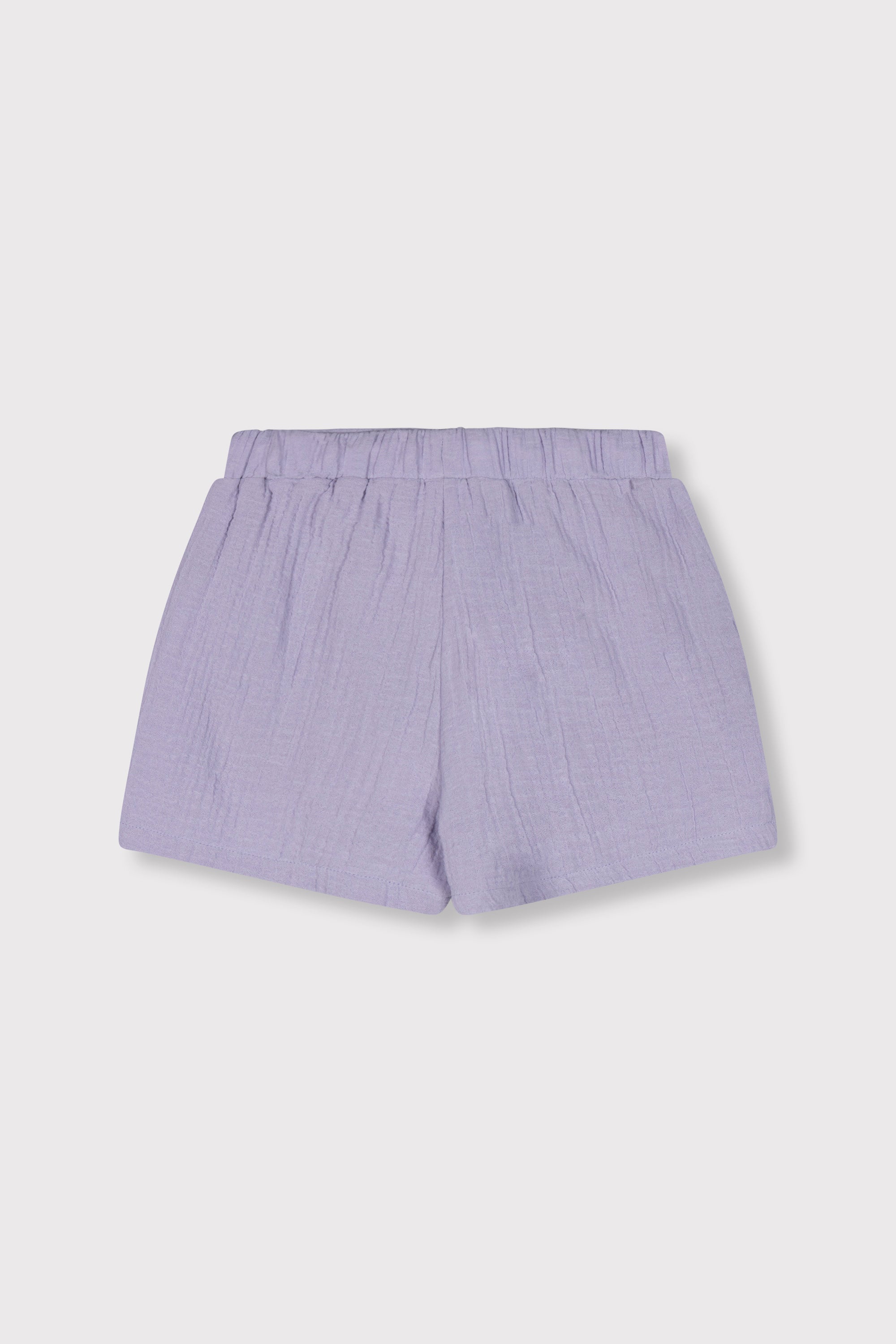 Meisjes woven crinkle shorts van ALIX Mini in de kleur lilac in maat 158-164.