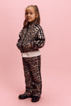 Meisjes knitted animal training pants van ALIX Mini in de kleur animal in maat 158-164.