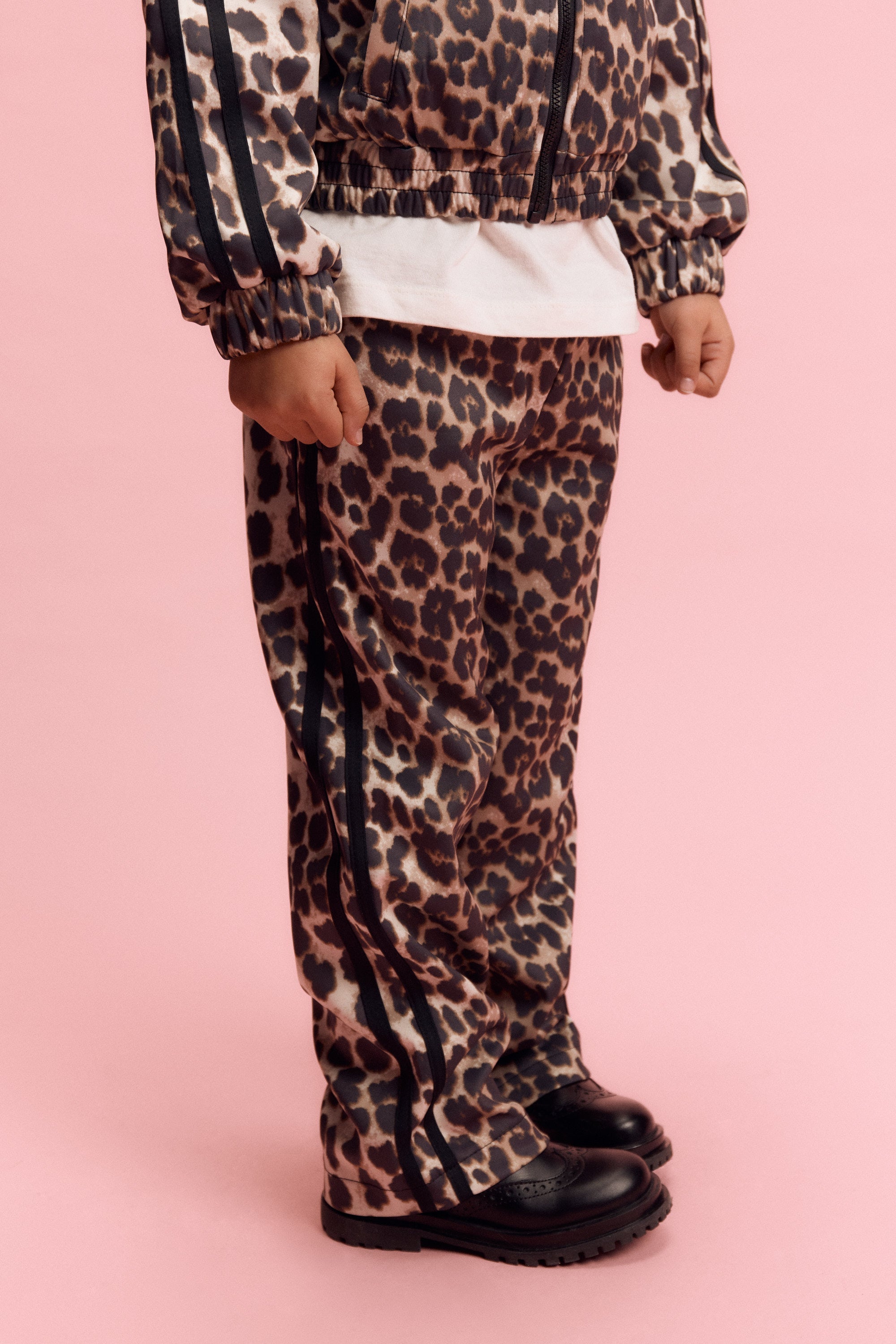 Meisjes knitted animal training pants van ALIX Mini in de kleur animal in maat 158-164.