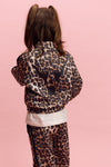 Meisjes knitted animal training jacket van ALIX Mini in de kleur animal in maat 158-164.