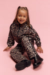 Meisjes knitted animal training jacket van ALIX Mini in de kleur animal in maat 158-164.