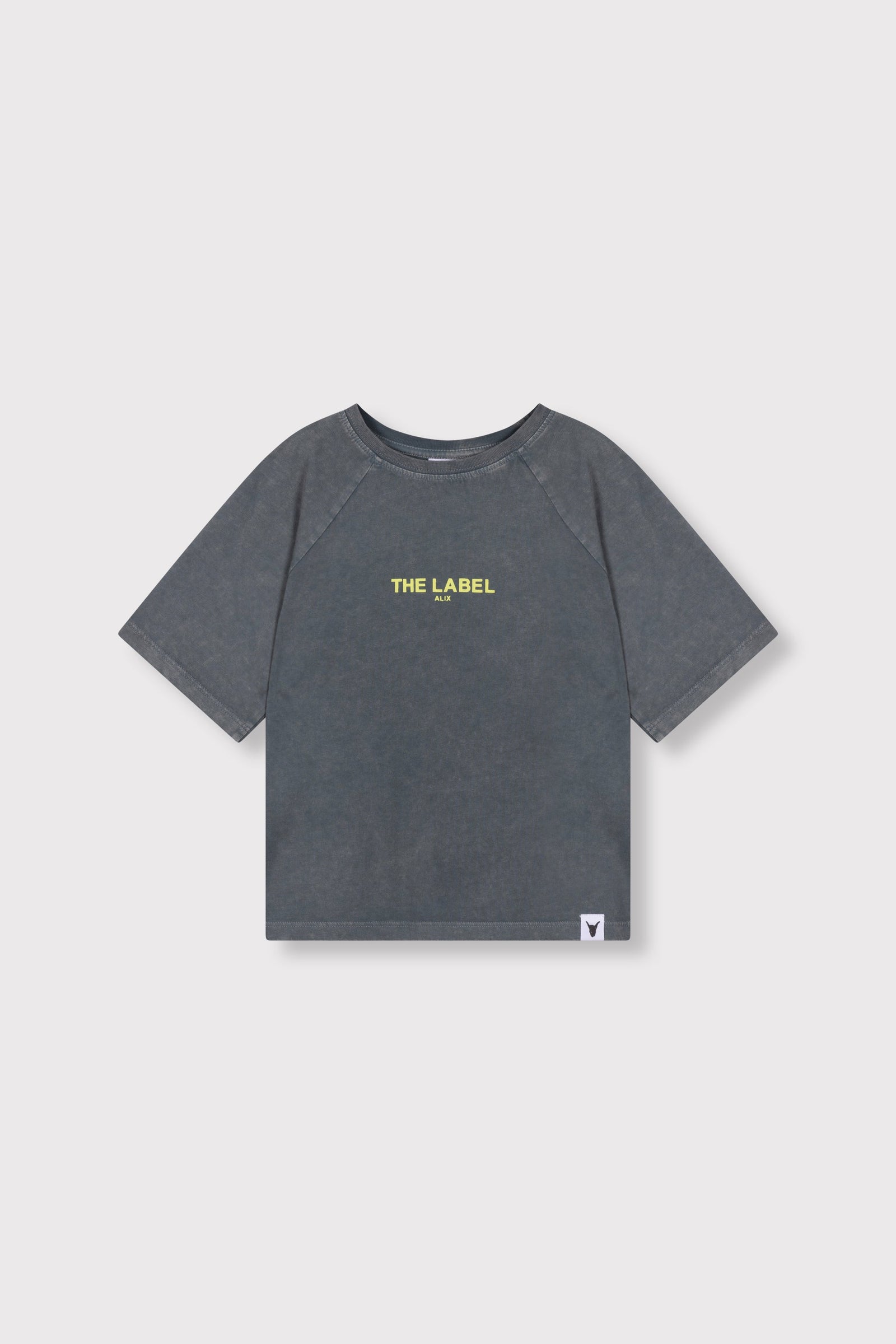 ALIX Mini knitted raglan logo t-shirt