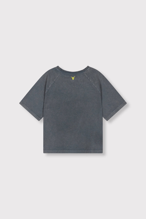 ALIX Mini knitted raglan logo t-shirt