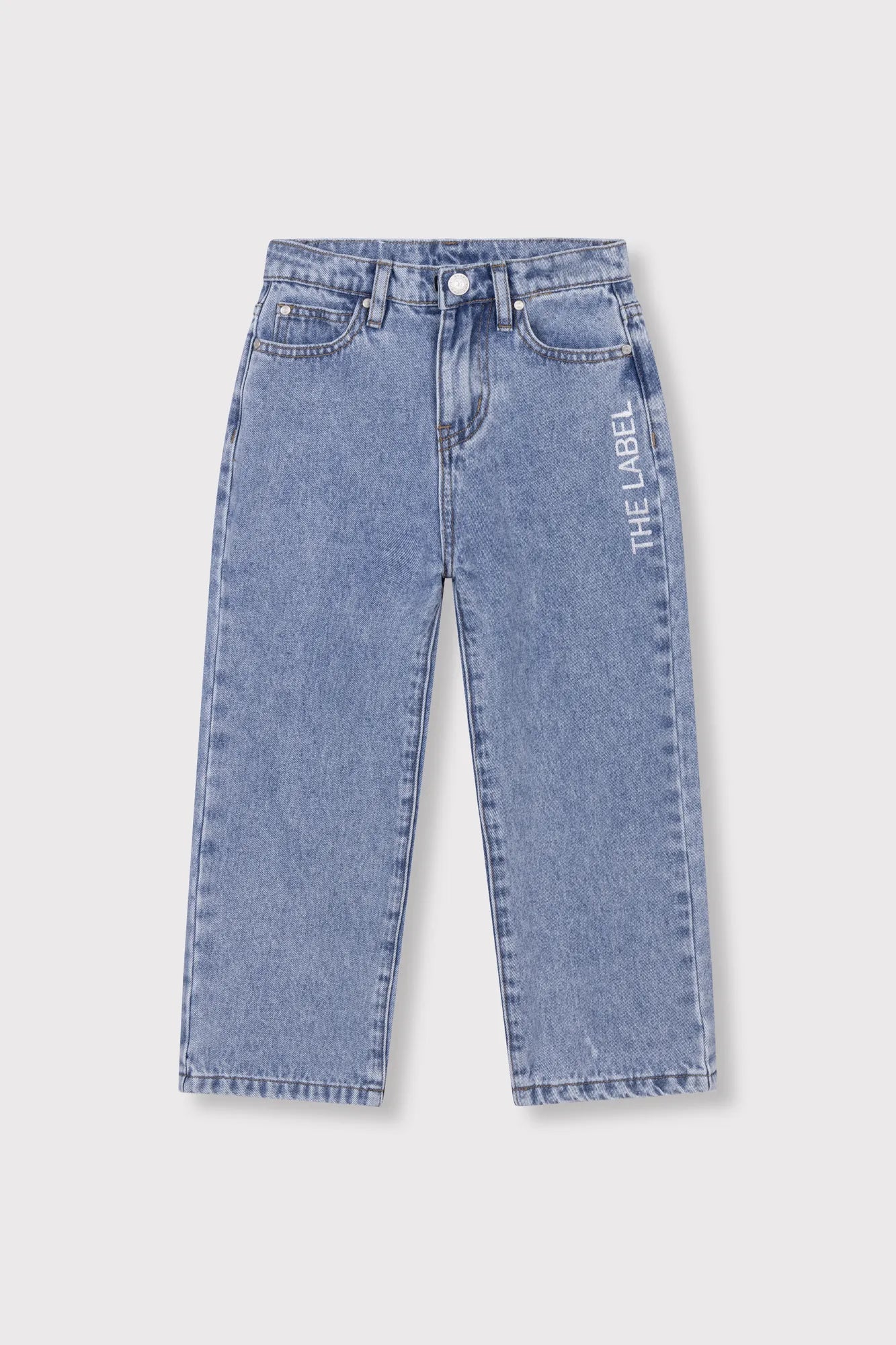 ALIX Mini Kids woven flowy denim pants