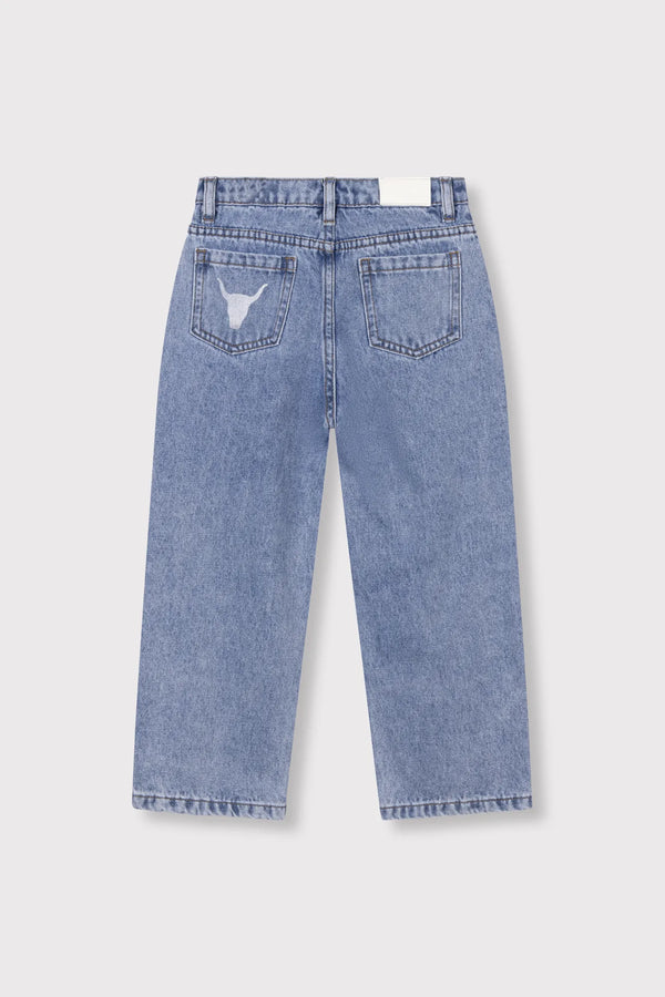 ALIX Mini Kids woven flowy denim pants