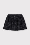 Meisjes Kids woven dot skirt van ALIX Mini in de kleur Black / White in maat 158-164.