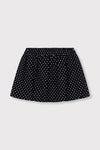 Meisjes Kids woven dot skirt van ALIX Mini in de kleur Black / White in maat 158-164.