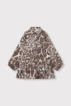 Meisjes Kids woven jaguar dress van ALIX Mini in de kleur Animal in maat 146-152.